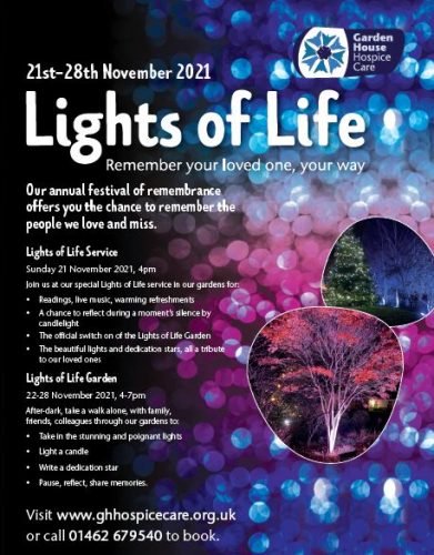 Lights of Life @ Garden House Hospice Care | Letchworth Garden City | England | United Kingdom
