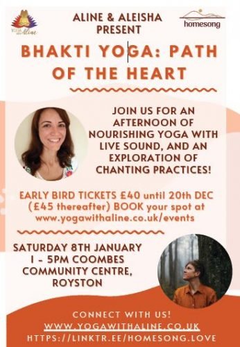 Bhakti Yoga: Path of the Heart Workshop @ Coombes Community Centre | England | United Kingdom