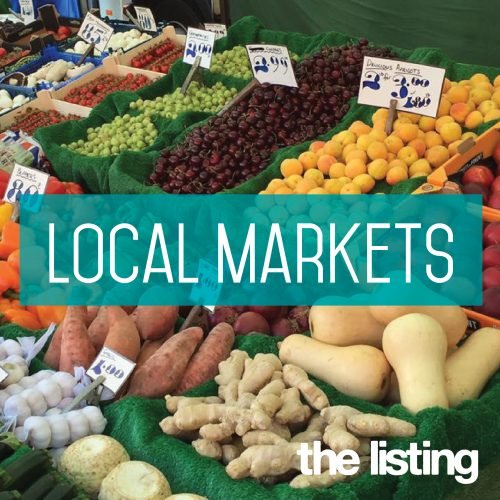 Our Local Markets…. this August