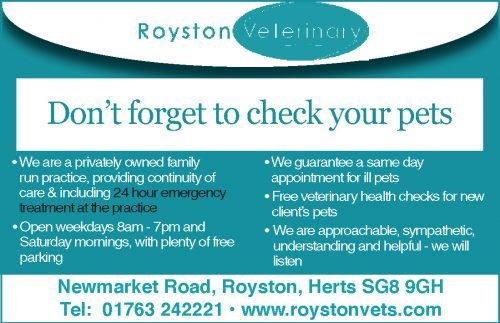 Business Profile: Royston Vets – Don’t forget to check your pets…