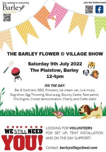 The Barley Flower and Village Show @ Barley Playing field (The Plaistow), Barley | Barley | England | United Kingdom