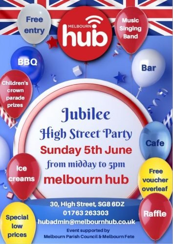 Jubilee High Street Party @ Melbourn Community Hub | Melbourn | England | United Kingdom