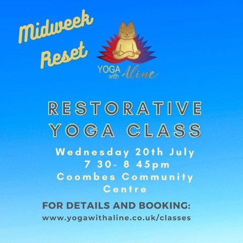 Midweek Reset - Restorative Yoga @ Coombes Community Centre | England | United Kingdom